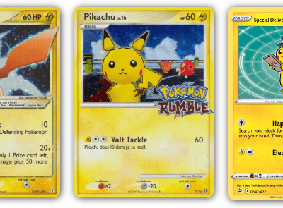 Pikachu pokemon kaarten